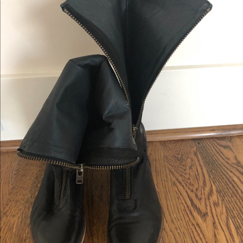 Cotelac adjustable knee high boots